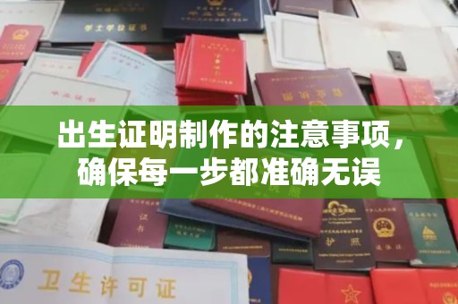 大城出生证明制作的注意事项，确保每一步都准确无误
