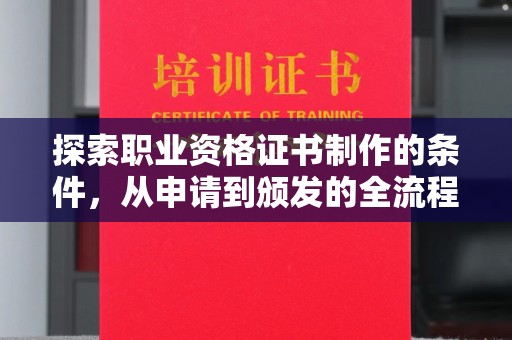 大城探索职业资格证书制作的条件，从申请到颁发的全流程解析