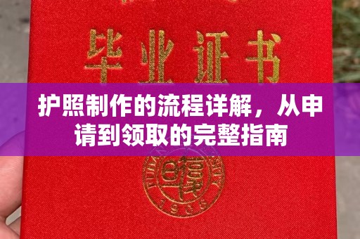 大城护照制作的流程详解，从申请到领取的完整指南